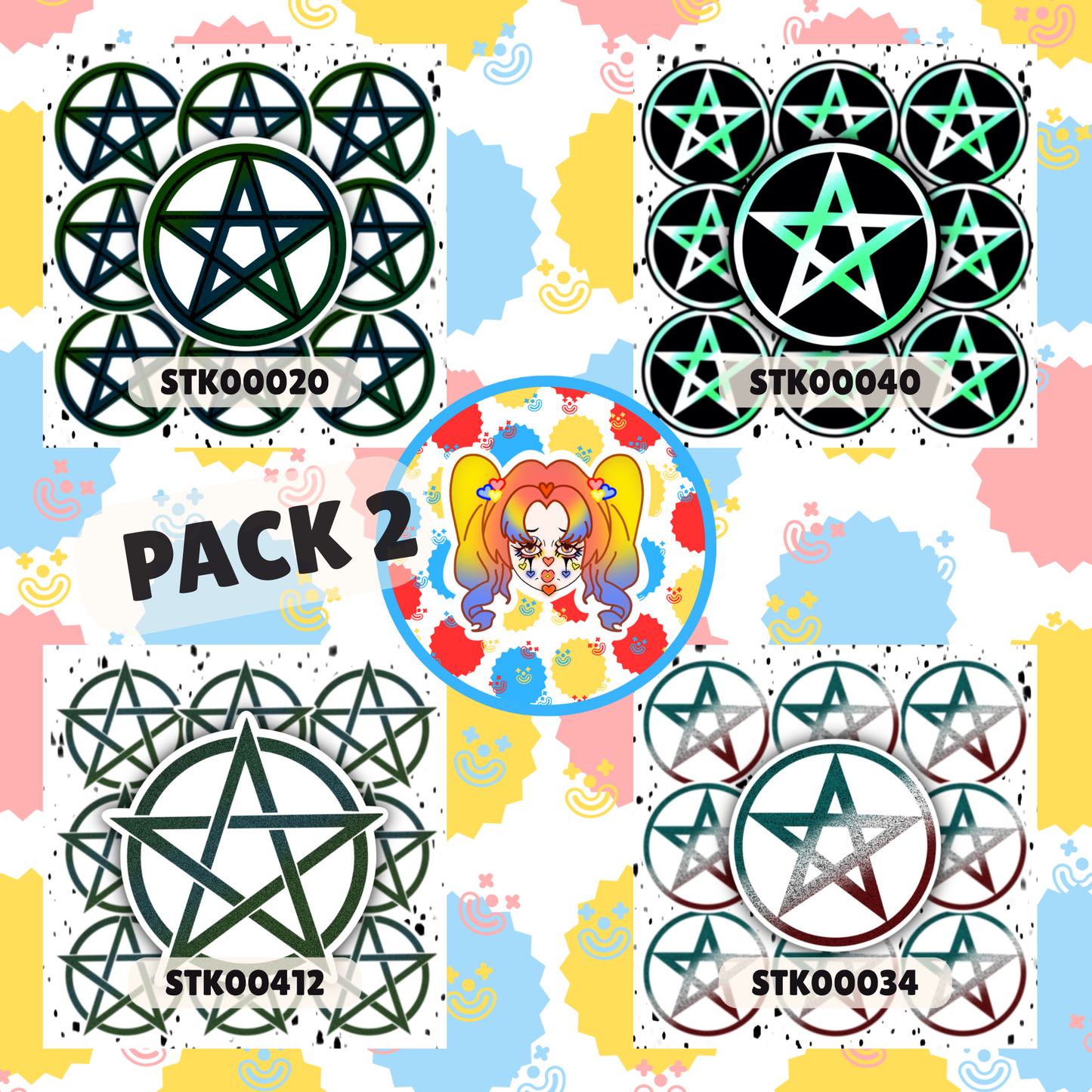 Pentacle Stickers