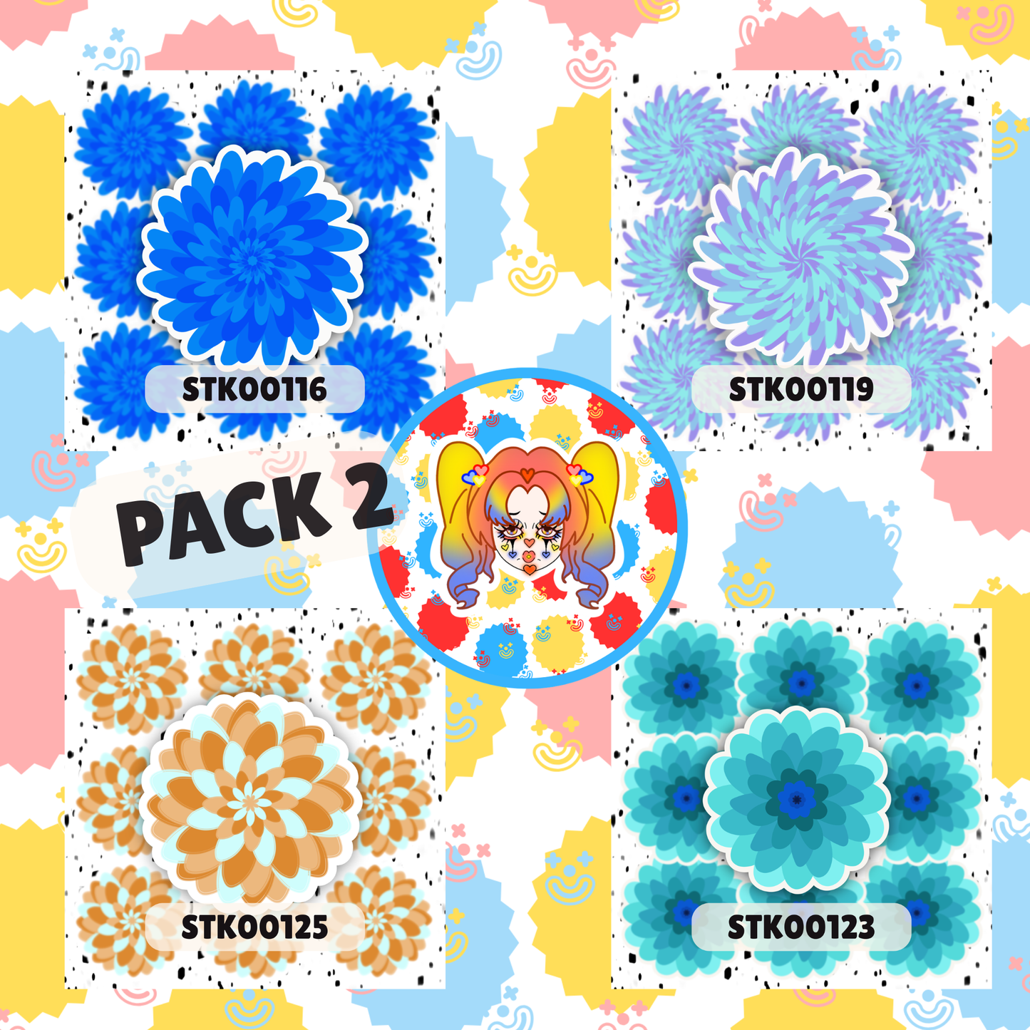 Flower Stickers