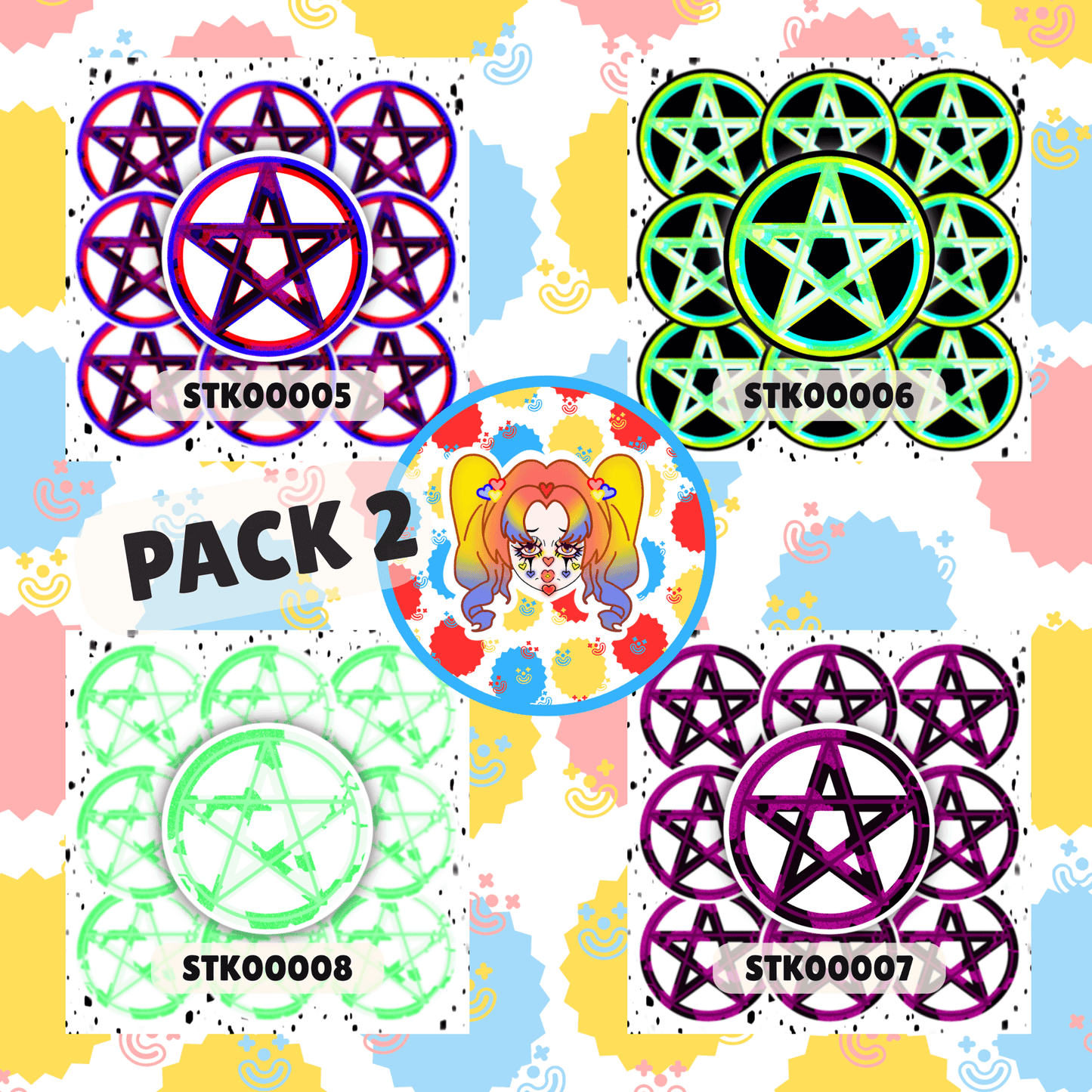 Pentacle Stickers