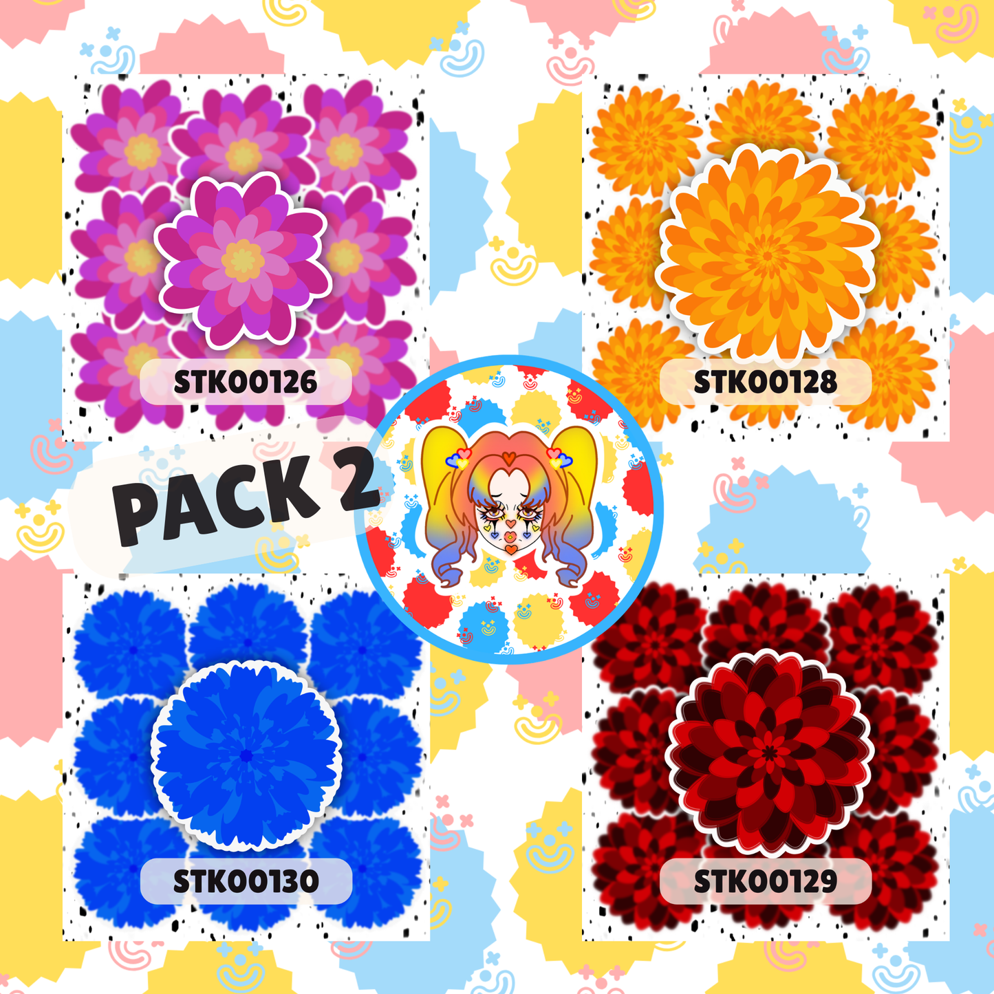 Flower Stickers