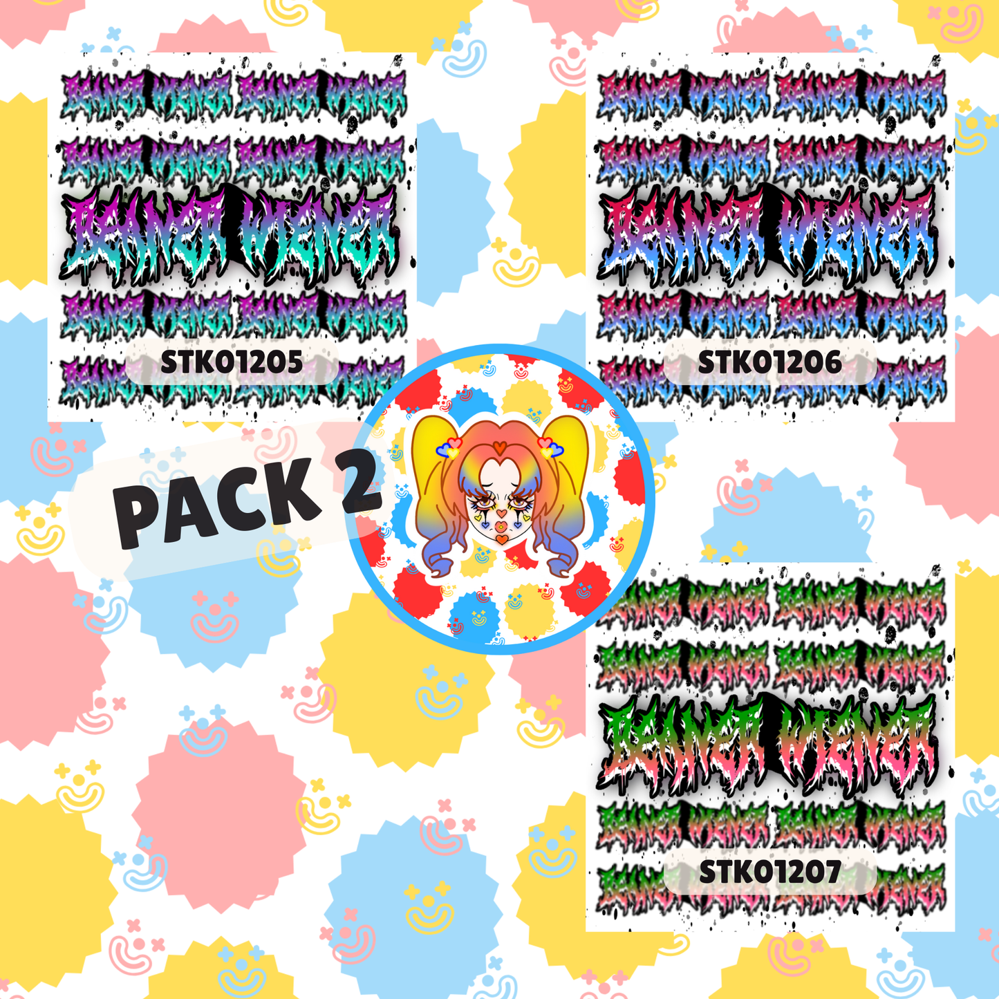 Beaner Wiener Stickers