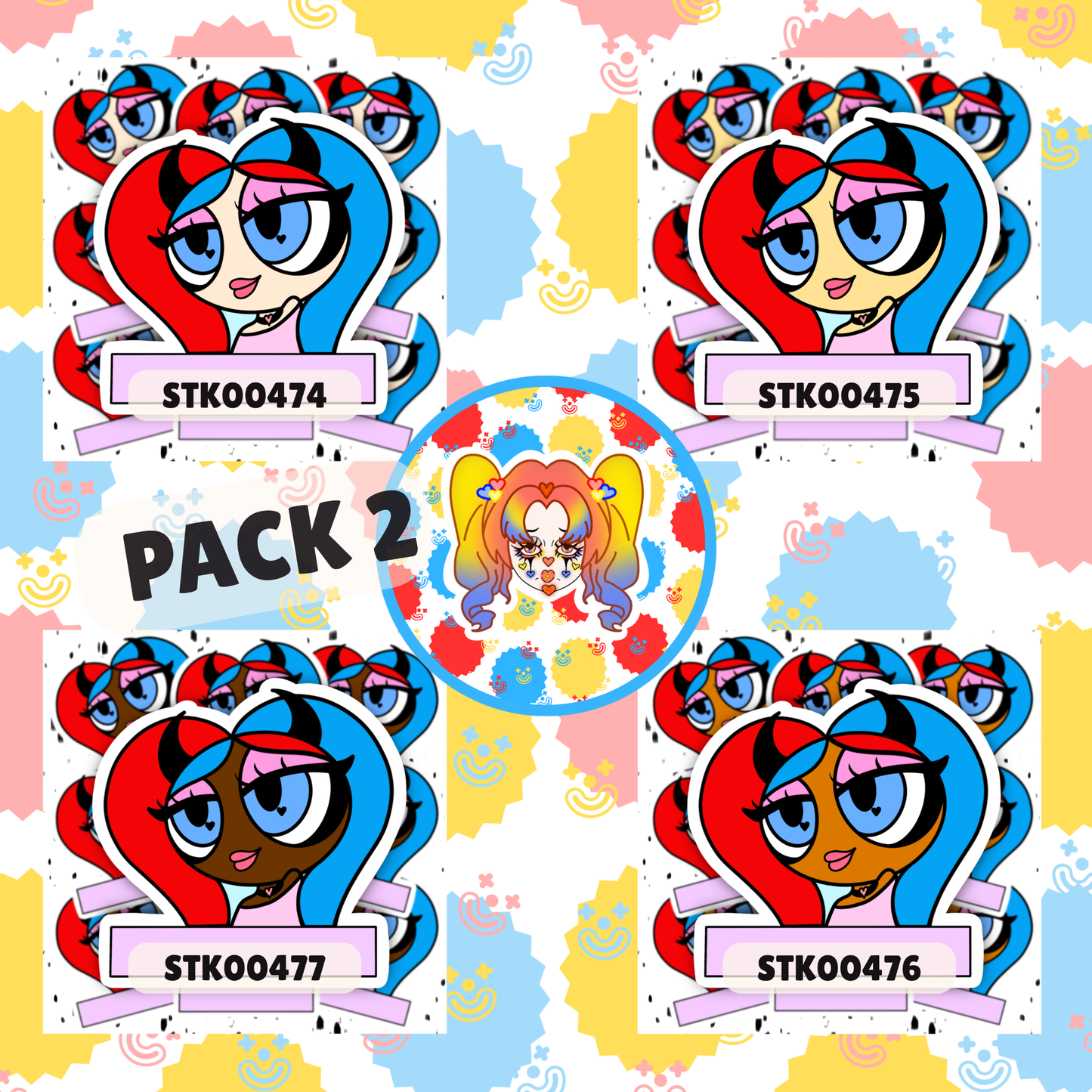 Devilish Beauty Stickers