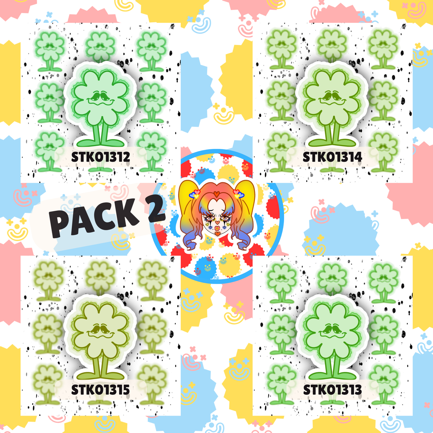 Flower Fella Stickers