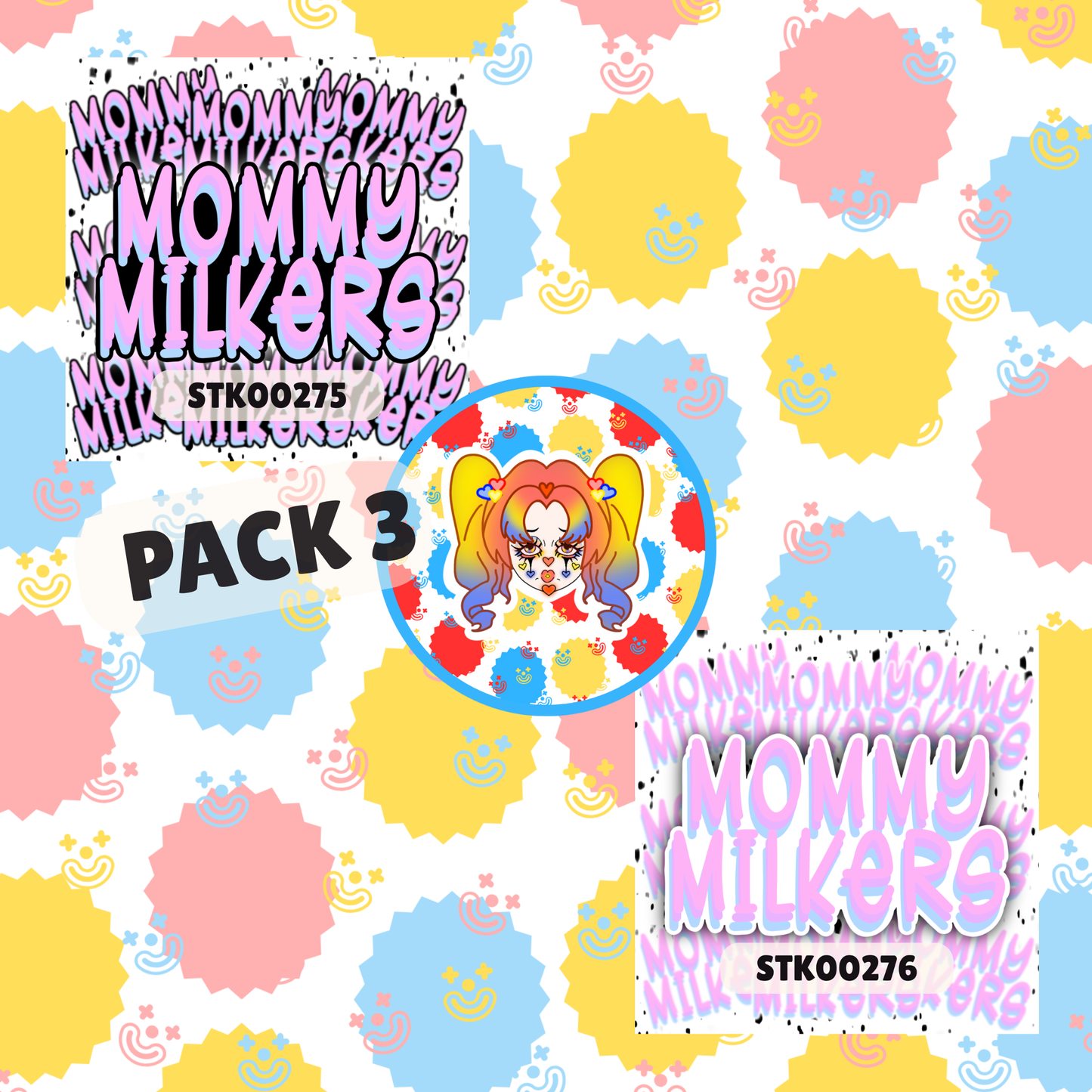 Mommy Milker Stickers