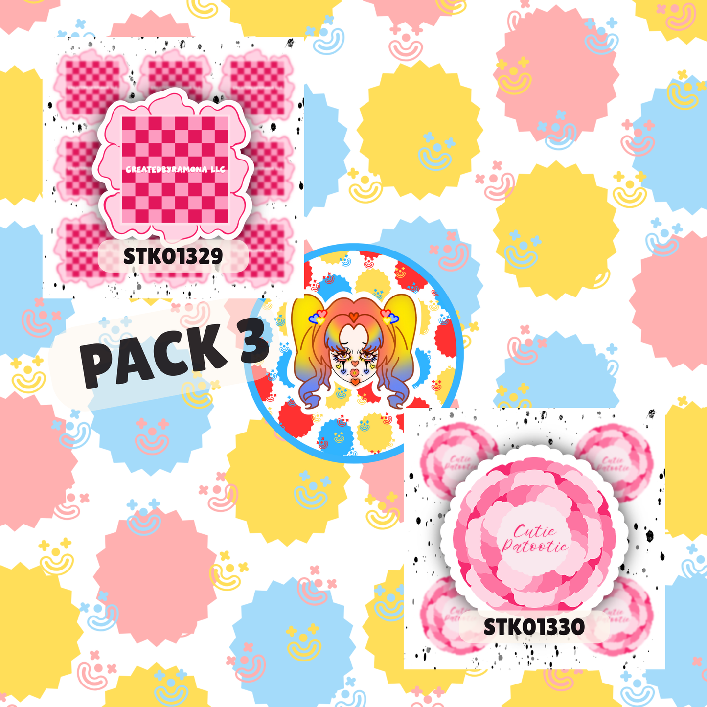 Pinky Pack Stickers